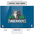 NBA Minnesota Timberwolves Distressed Dell Vostro Skin